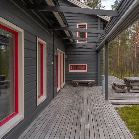 2-wing 4br, 2 Skipasses, Ylläs&nature View Villa Ylläsjärvi