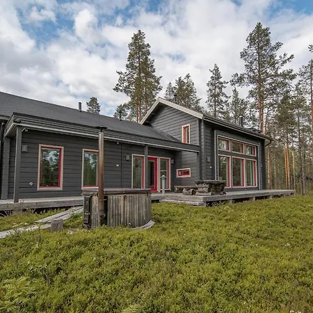 Villa 2-wing 4br, 2 Skipasses, Ylläs&nature View Ylläsjärvi